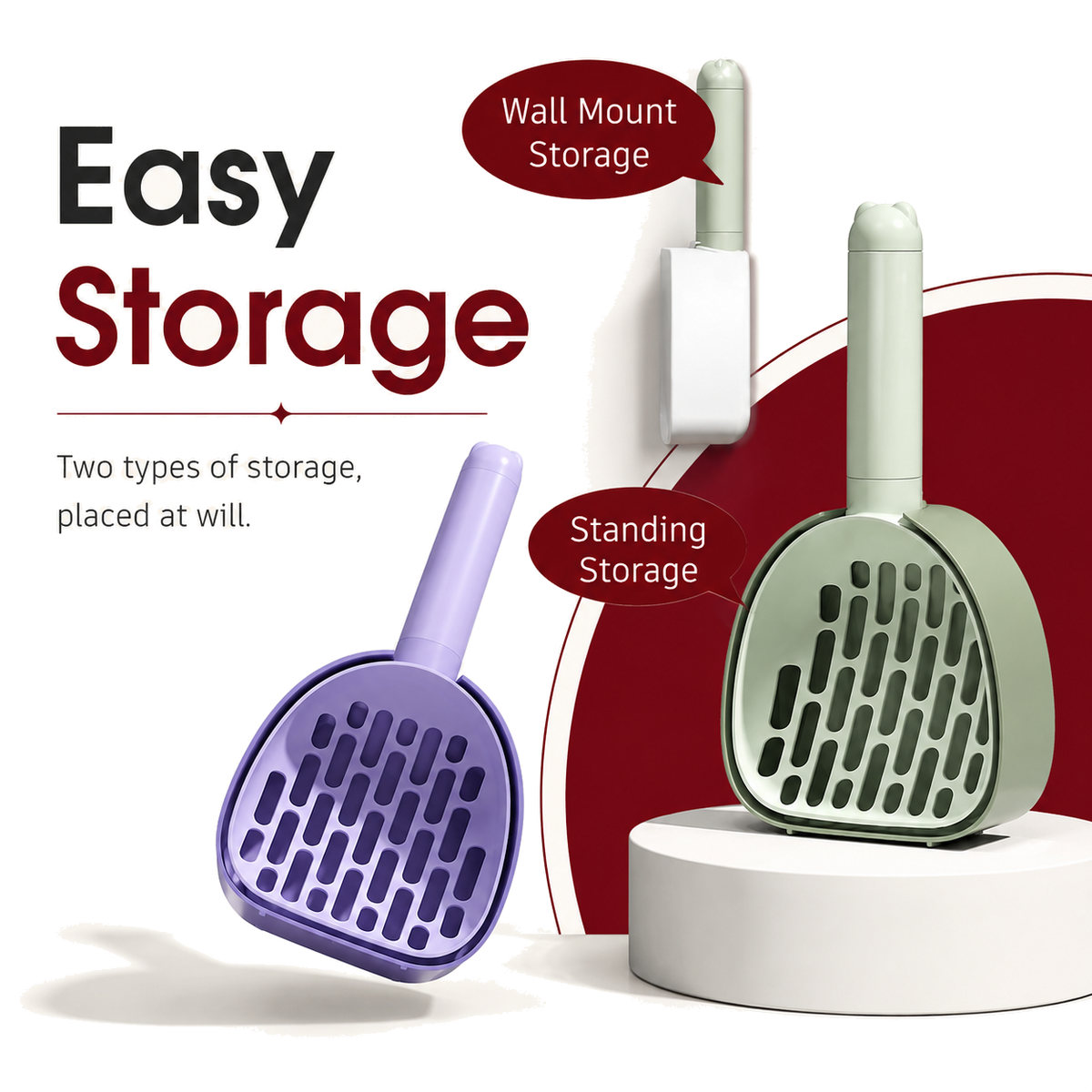 2-in-1 Cat Litter Scoop
