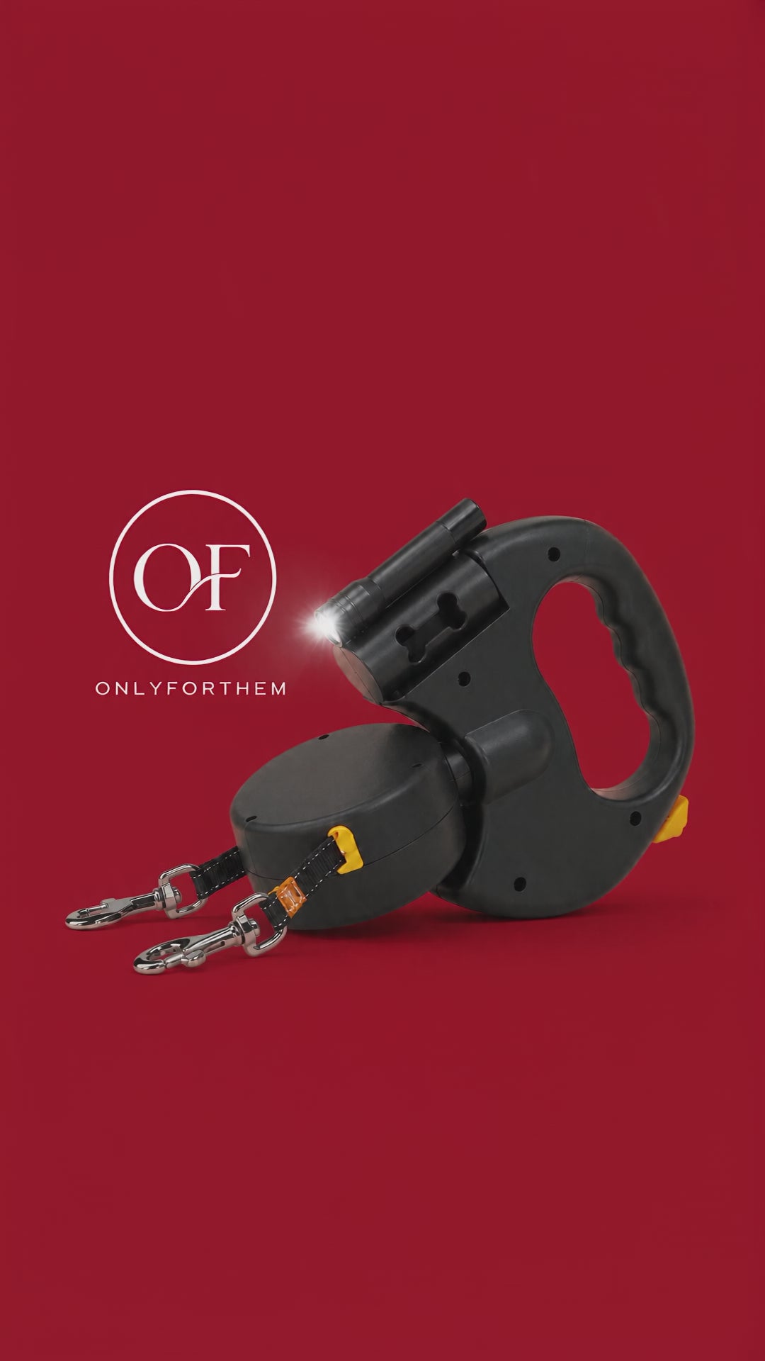 Auto Double Dog Leash