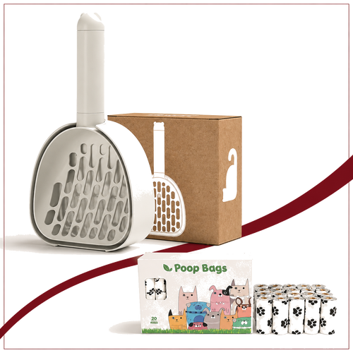 Cat Litter Scoop Plastic Cats Poop Scoop With Base Pets Cleanning Tool Cat Toilet Products Durable Litter Box Cleaner Shovel Pet Products